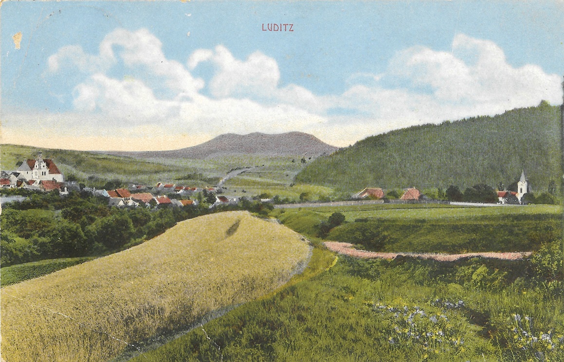 Pohled_Žluce_rok 1918
